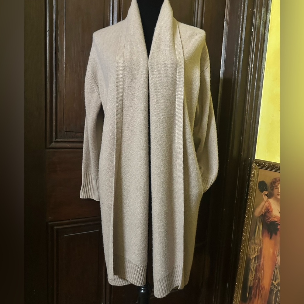 Naadam Blush Cashmere Open Cardigan M/L